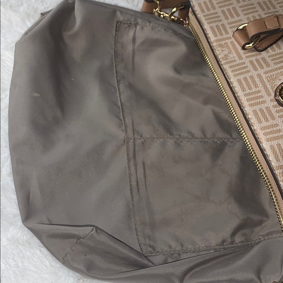 Anne Klein Tan Patterned Women's Bag - Picture 9 of 14